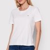 T-shirt Tommy Jeans koszulka bluzka damska biała